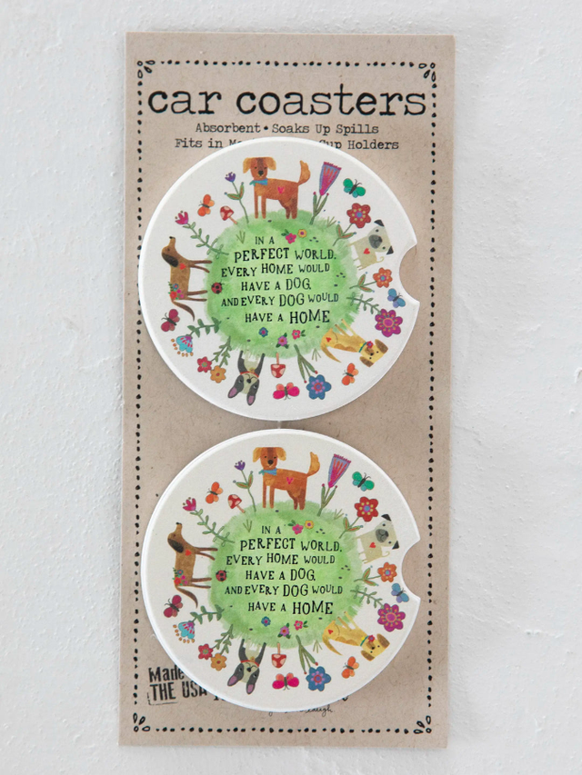 Natural Life Folk Flower Coasters Natural Life Folk Flower Coasters
